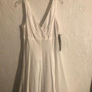 BNWT 100% Cotton White Summer Dress